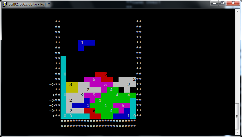 Mark the lines to be cleared