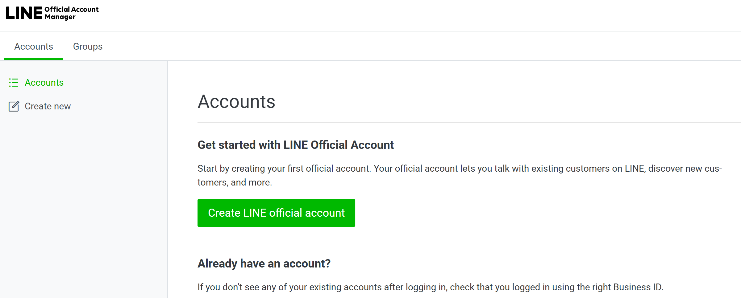 [Create Official
Account]